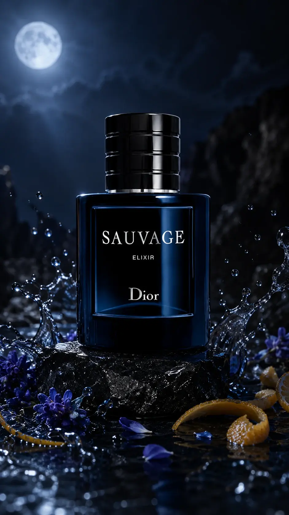 Independent AI-generated premium fragrance campaign demonstration