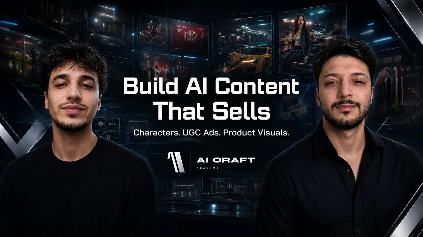 AI Craft Academy founders Alihan Ergin and Omer Faruk Sahin